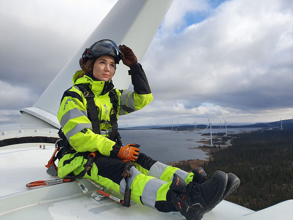 Greta Blomstrand. trainee på Skellefteå Kraft