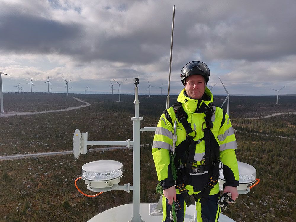 Simon Lindberg, trainee på Skellefteå Kraft