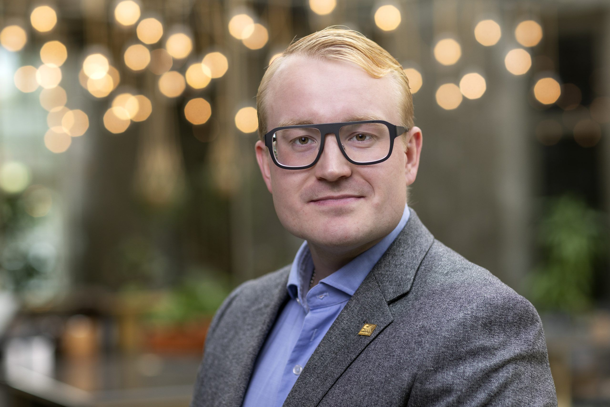 Anton, företagsrådgivare på Skellefteå Kraft, berättar om el märkt med Bra Miljöval.